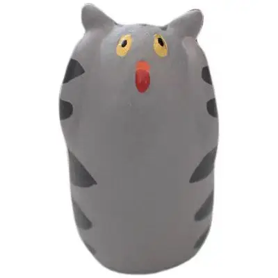 Figura de acción genuina gato gritando Gacha gato divertido dibujos animados modelo de adorno 3D - imagen 2