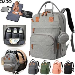 Bolsa de pañales de viaje impermeable con cambiador