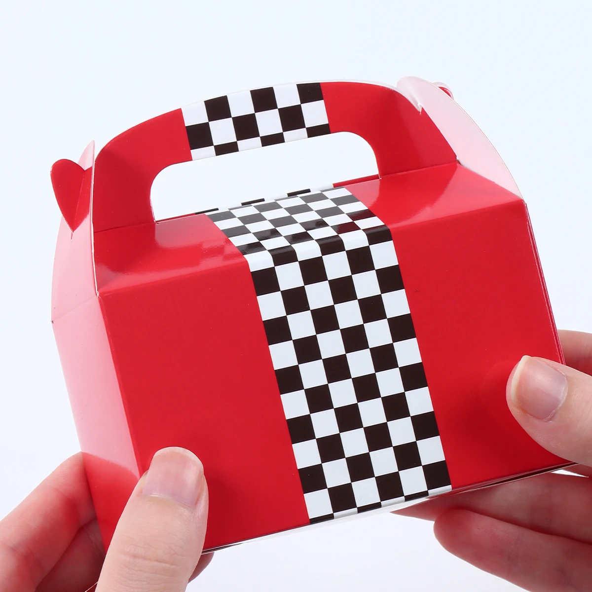 Caja de dulces con tema de coche de carreras, decoración para fiesta de feliz cumpleaños, regalo para niños, cajas de galletas, suministros para fiesta de bienvenida al bebé, 6 uds. - imagen 5