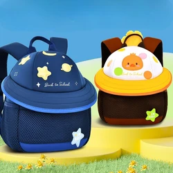 Mochila de guardería con forma de seta colorida para niños