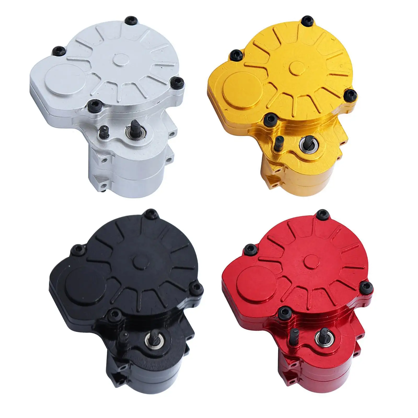 1:24 Scale RC Gearbox Professional Metal Gearbox Upgrade Parts Easy to Install for Fcx24 Accessories Vehicles Hobby Car Trucks