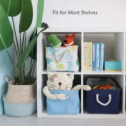 Cesto de lona plegable para juguetes y ropa - Almacenamiento infantil