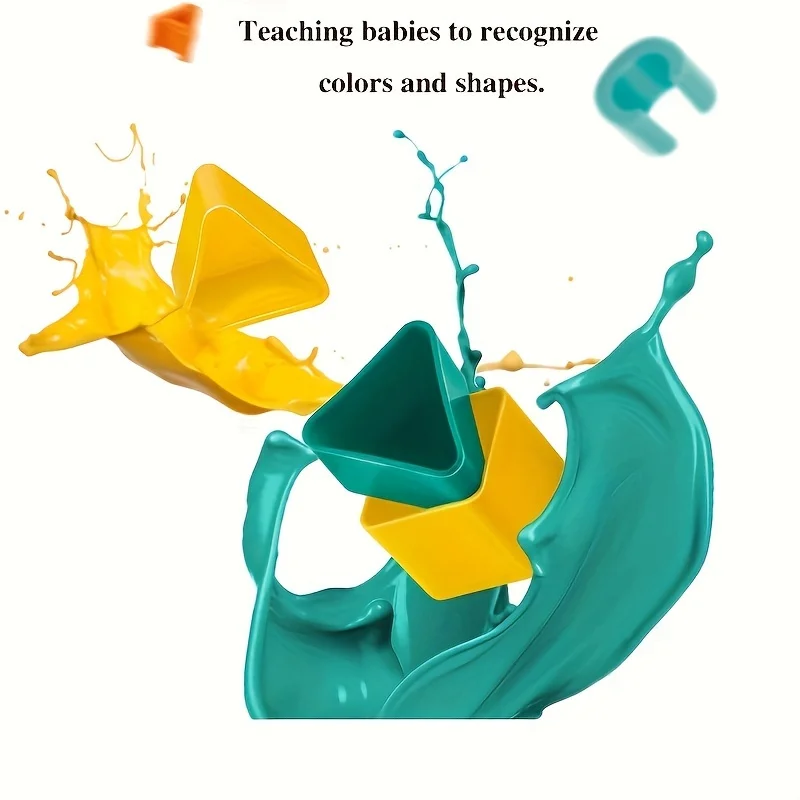 Bloques de letras de Recursos de Aprendizaje para bebés, juguete de Motor fino, Educación Temprana, reconocimiento de Color, forma del alfabeto, juguetes para niños pequeños - imagen 4