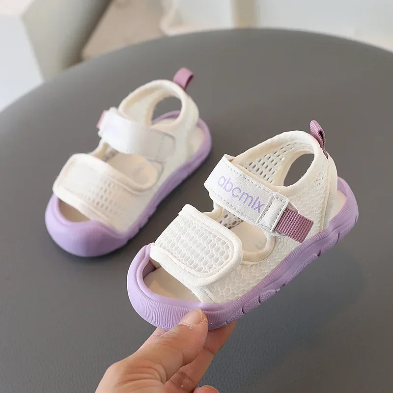 Sandalias de playa para niño y niña, zapatos deportivos de malla para verano, de 0 a 3 años - imagen 2