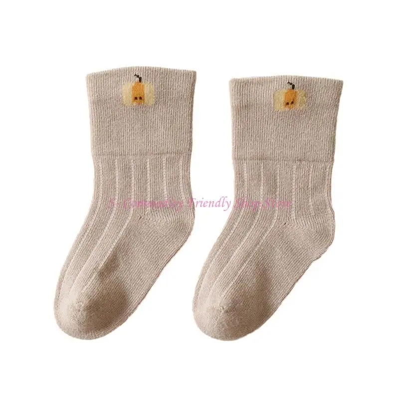 Calcetines para bebés 85ae dibujos animados calcetines calientes otoño para recién nacidos unisex chicas calcetines - imagen 3