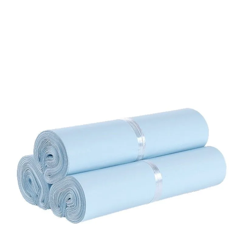 Bolsas de correo exprés azules, 10 Uds., 25x35cm, envío de poliéster, bolsa de almacenamiento de ropa de transporte azul impermeable, bolsas de mensajería gruesas - imagen 5