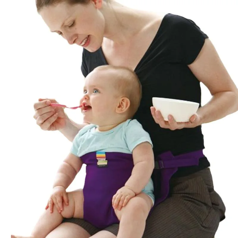 Silla de comedor portátil para bebé, cinturón fijo, correa de asiento alta lavable para bebé, cubierta de comedor para alimentación infantil exterior con cinturón de seguridad - imagen 5