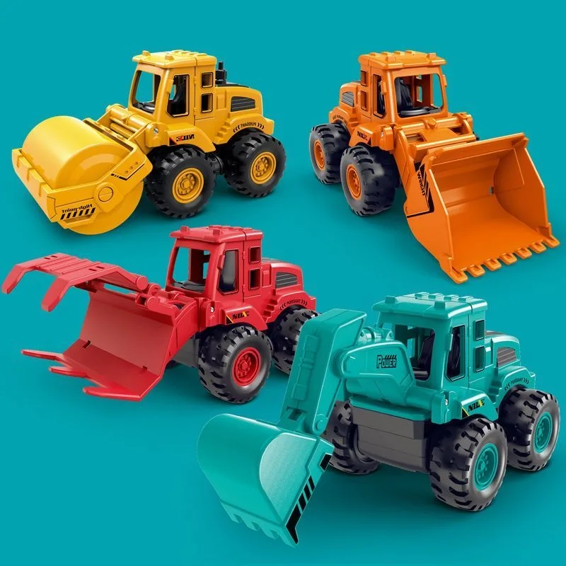 Camiones de construcción para niños de 3 años – Juguetes de fricción - imagen 3
