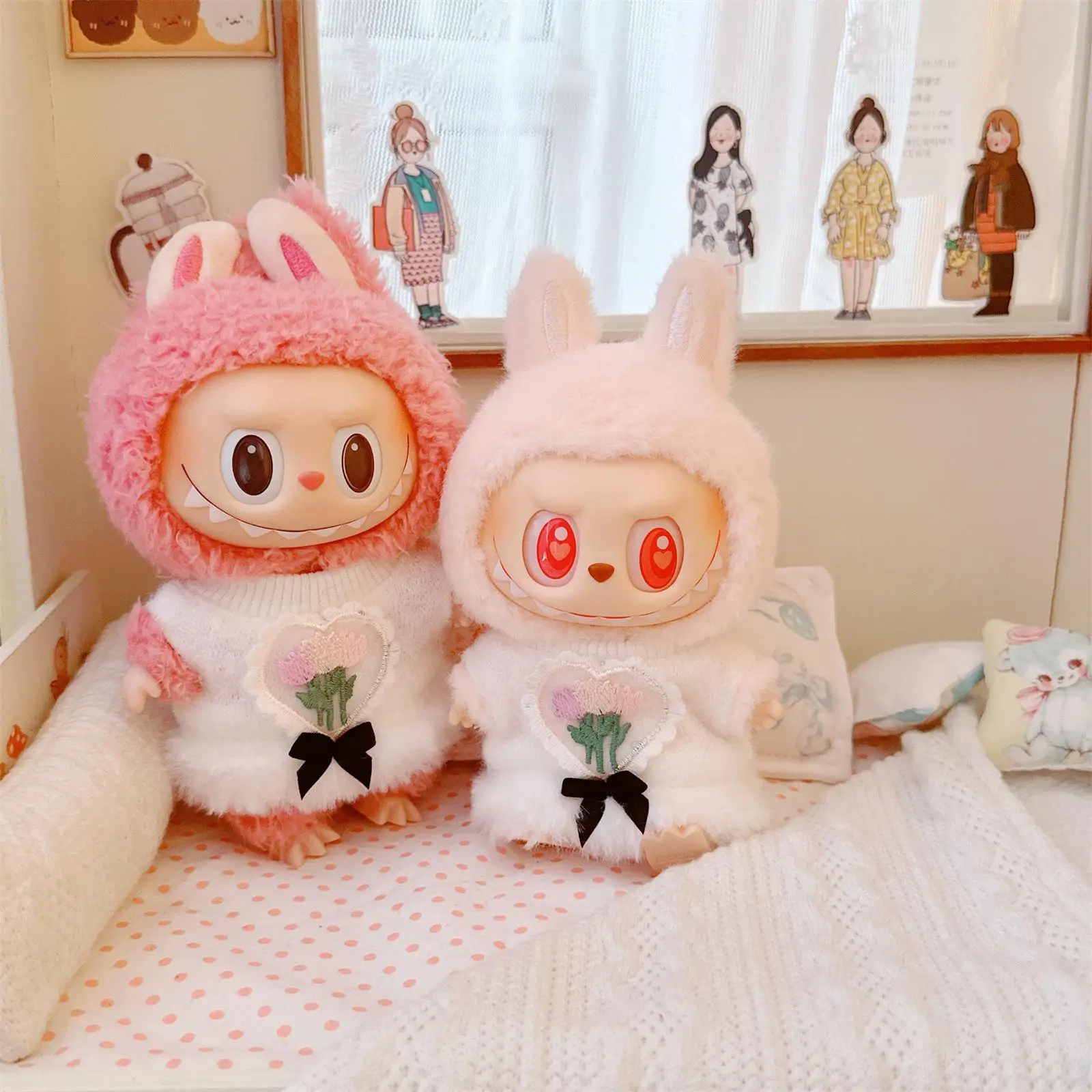 Doll Clothing Set for 6.69'' Plush Toy, Miniature Dress for Photo Opportunities