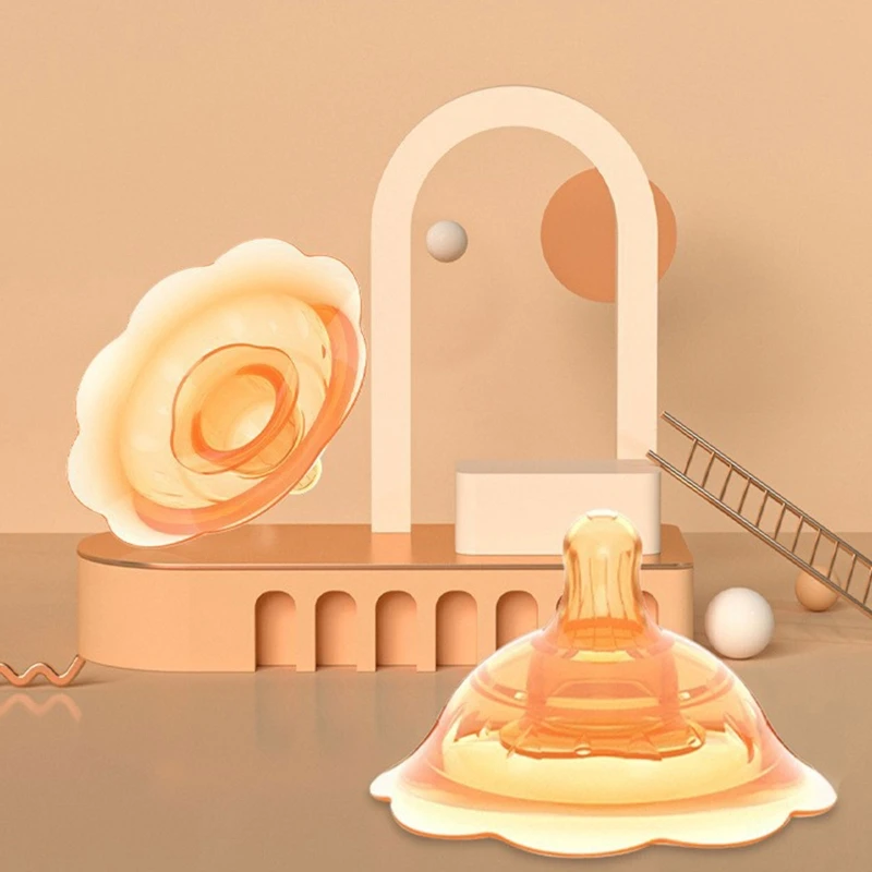 Protectores de pezones de silicona para madres lactantes, cubierta de Areola para protección, cubierta para pezones de lactancia para W