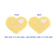 10pcs cream yellow
