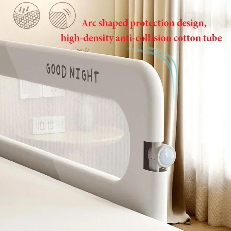IMBABY-barandilla de cama anticaída, barrera de seguridad para cama de bebé, cubierta de cuna portátil, protector de riel de cama ajustable, parachoques de cuna para dormitorio - imagen 3