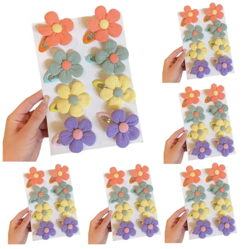 Nueva horquilla de flor, horquilla fresca para bebé, accesorios para el cabello para niños, sin dañar el cabello, Clip para bebé, flequillo para niña, tocado