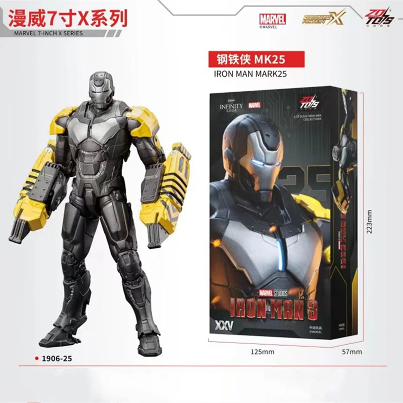 ZD Toys Figura de acción Iron Man Mark 35 - Juguete coleccionable - imagen 2
