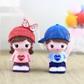 Blue pink hat