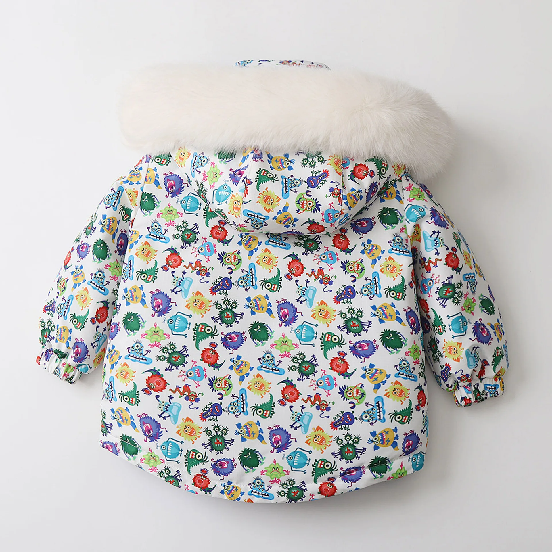 Milangel-ropa de esquí para niños de 2 a 5 años, conjunto de 3 piezas de plumón de algodón, traje cálido con capucha, abrigos de Snowboard, camiseta sin mangas y pantalones, ropa deportiva para niñas - imagen 4