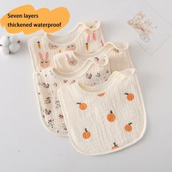 Babero impermeable de algodón para bebé – Gasa suave para eructar