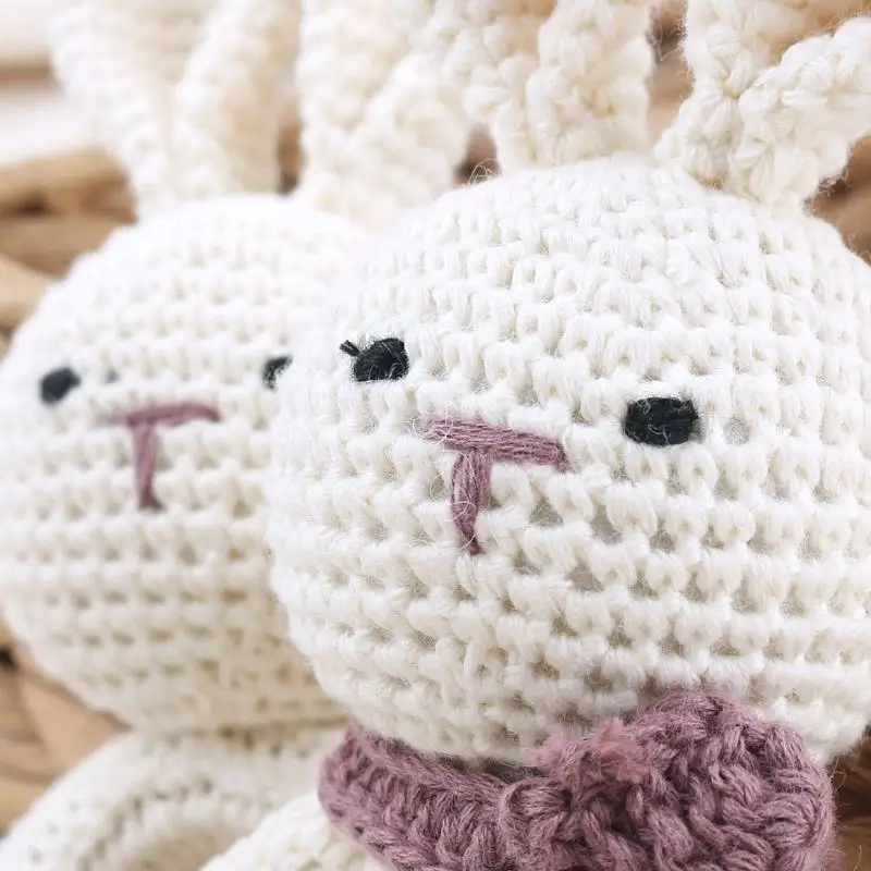 D7YD sonajero para bebé, campana, chupete, Clip ganchillo, cadena para chupete, campana para dentición, Clip para chupete, - imagen 3