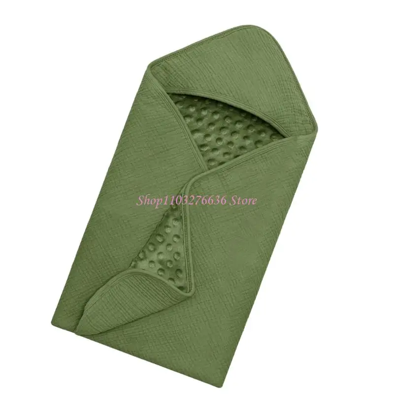 R6FD cómodo bañera para bebés Toallas absorbentes algodón algodón algodón secado tela rápida - imagen 5