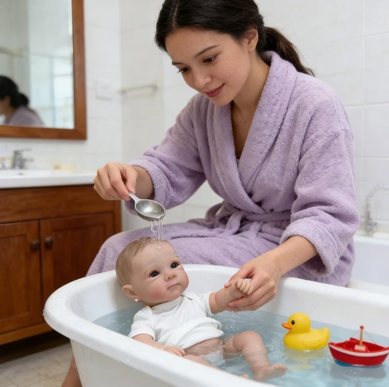 NPK 17 '' aspecto Real cuerpo completo vinilo silicona Reborn Bettie bebé realista múltiples capas pintura piel 3D con venas visibles