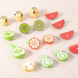 YunDuo BaBy Cocina Montessori madera con frutas y verduras