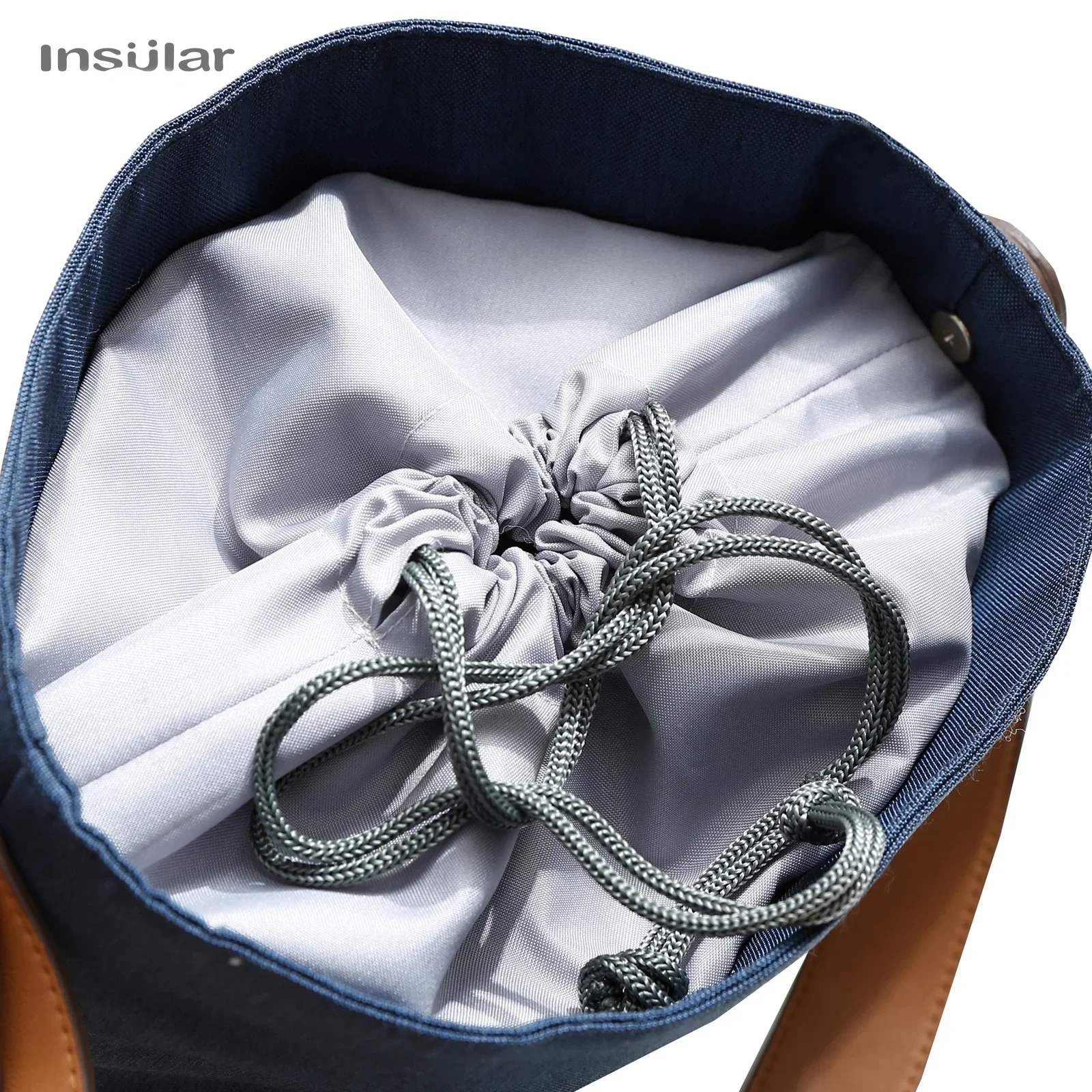 Bolsa de mano para pañales Insular, bolsa grande de viaje para pañales con diseño colgante para cochecito, bolsa de lactancia multifunción para bebés para mamá y papá - imagen 4