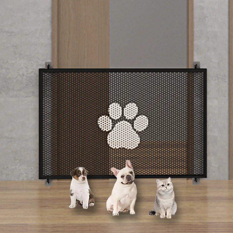 Valla divisoria portátil para mascotas plegable sin perforar - imagen 2