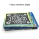 10pcs S Mix
