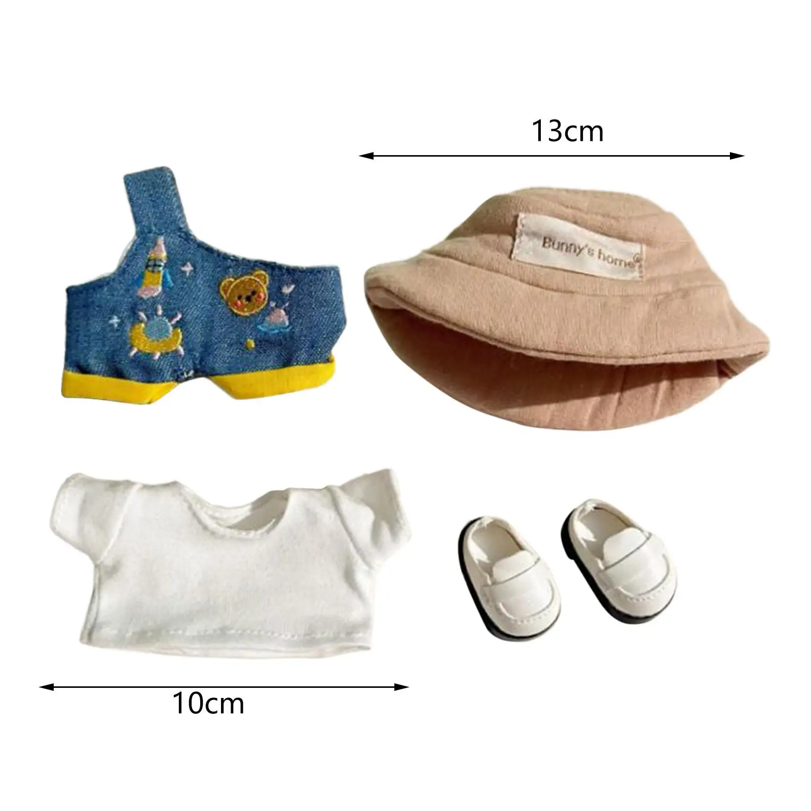 6.69inch Doll Clothes Soft Dressing up Decoration DIY Doll Toy Doll Clothing