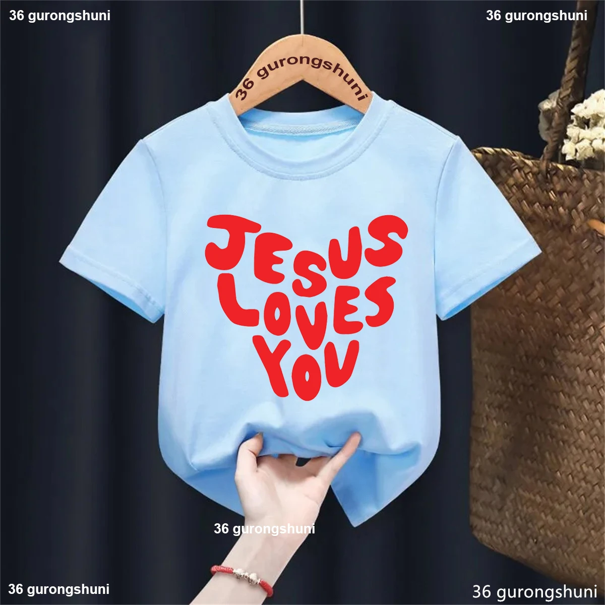 Camiseta Jesús te ama para niños - Verano - imagen 3