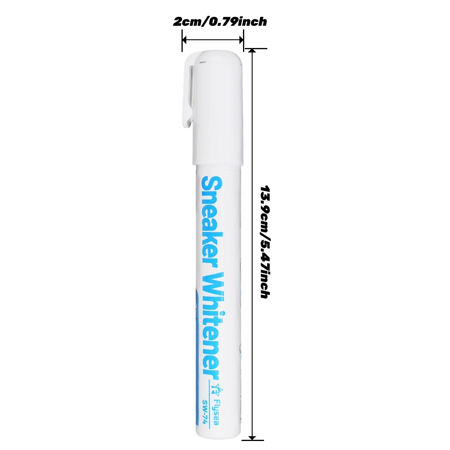 Pluma de borrar removedora de zapatillas blancas, pluma de reparación antioxidante amarillenta, eliminación de manchas impermeable y blanqueamiento complementario de Color - imagen 2