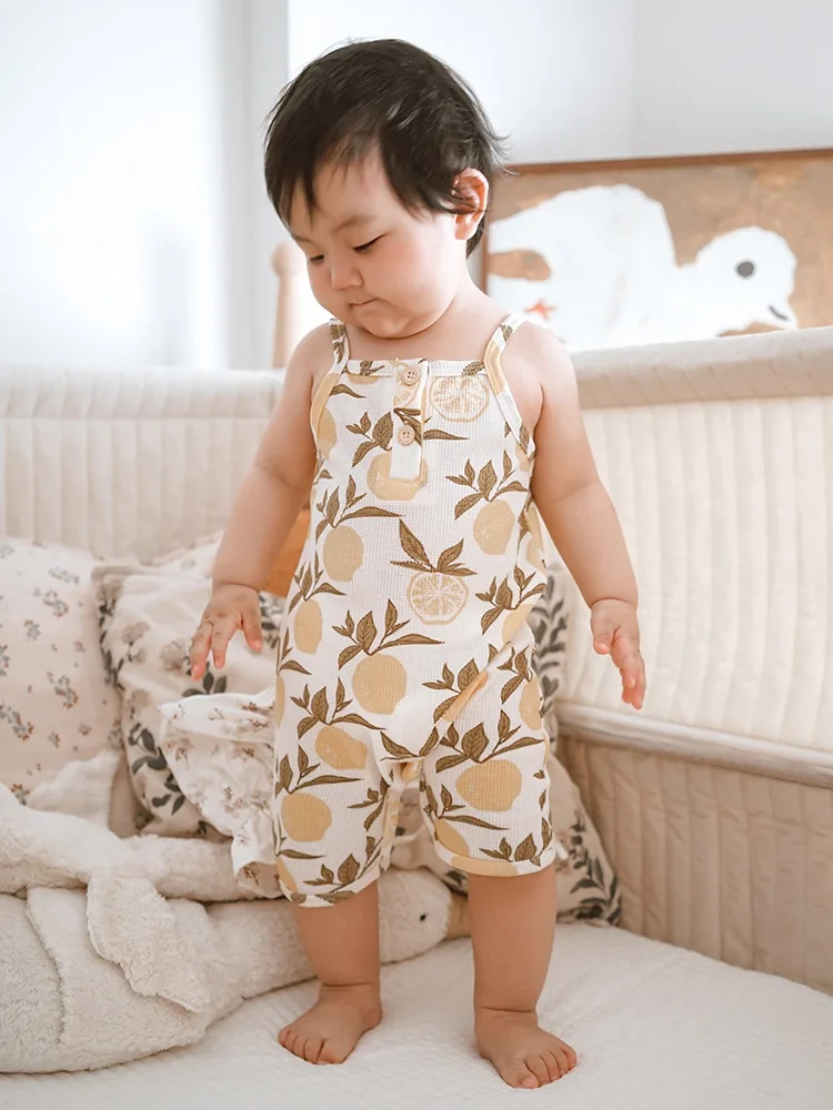 Pelele tipo camisola de verano Milangel con estampado animal - imagen 5