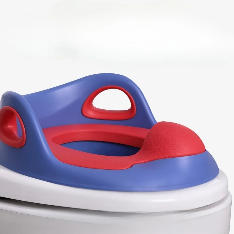 Orinal de dibujos animados para bebé, asiento de inodoro para niños, asiento de inodoro suave antideslizante para entrenamiento de inodoro para niños, cojín urinario para niños, almohadilla para silla - imagen 3