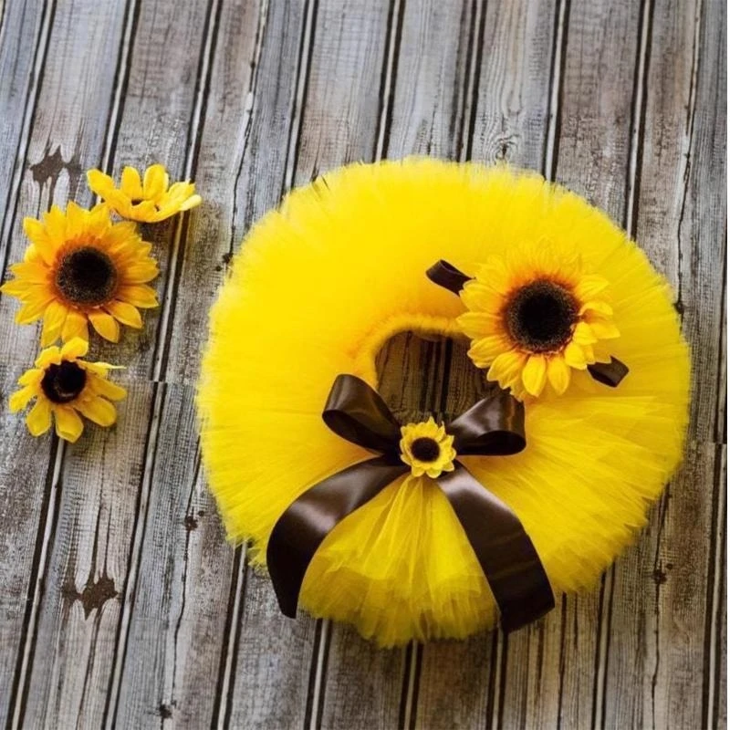 M76C fotografía disfraz ropa diadema y falda con lazo traje accesorios fotografía ropa para sesión fotos - imagen 2