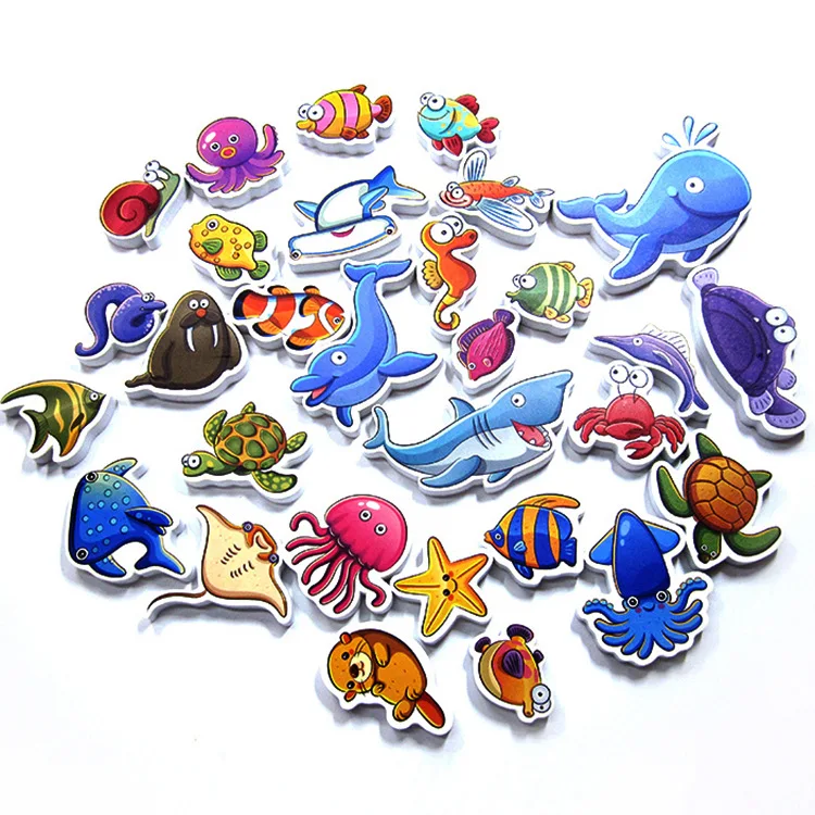 imanes de animales de mar