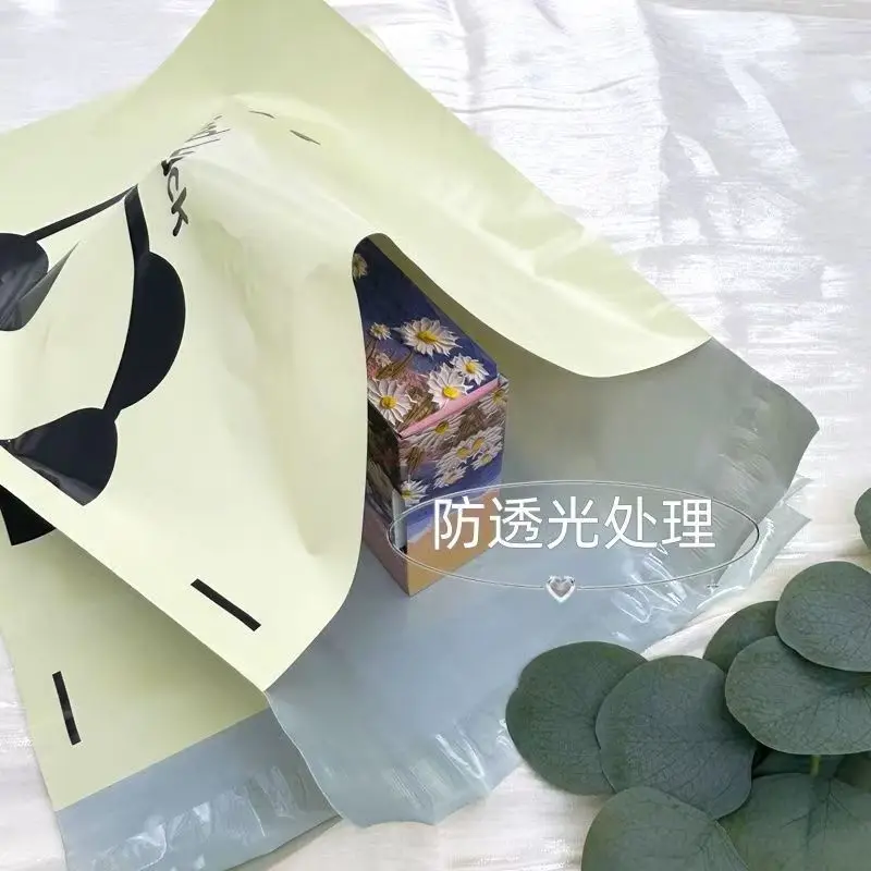 10 Uds. De sobres de dibujos animados de Panda Express, bolsas de mensajería, paquete de entrega, sellado de plástico, bolsa de envío autoadhesiva - imagen 5