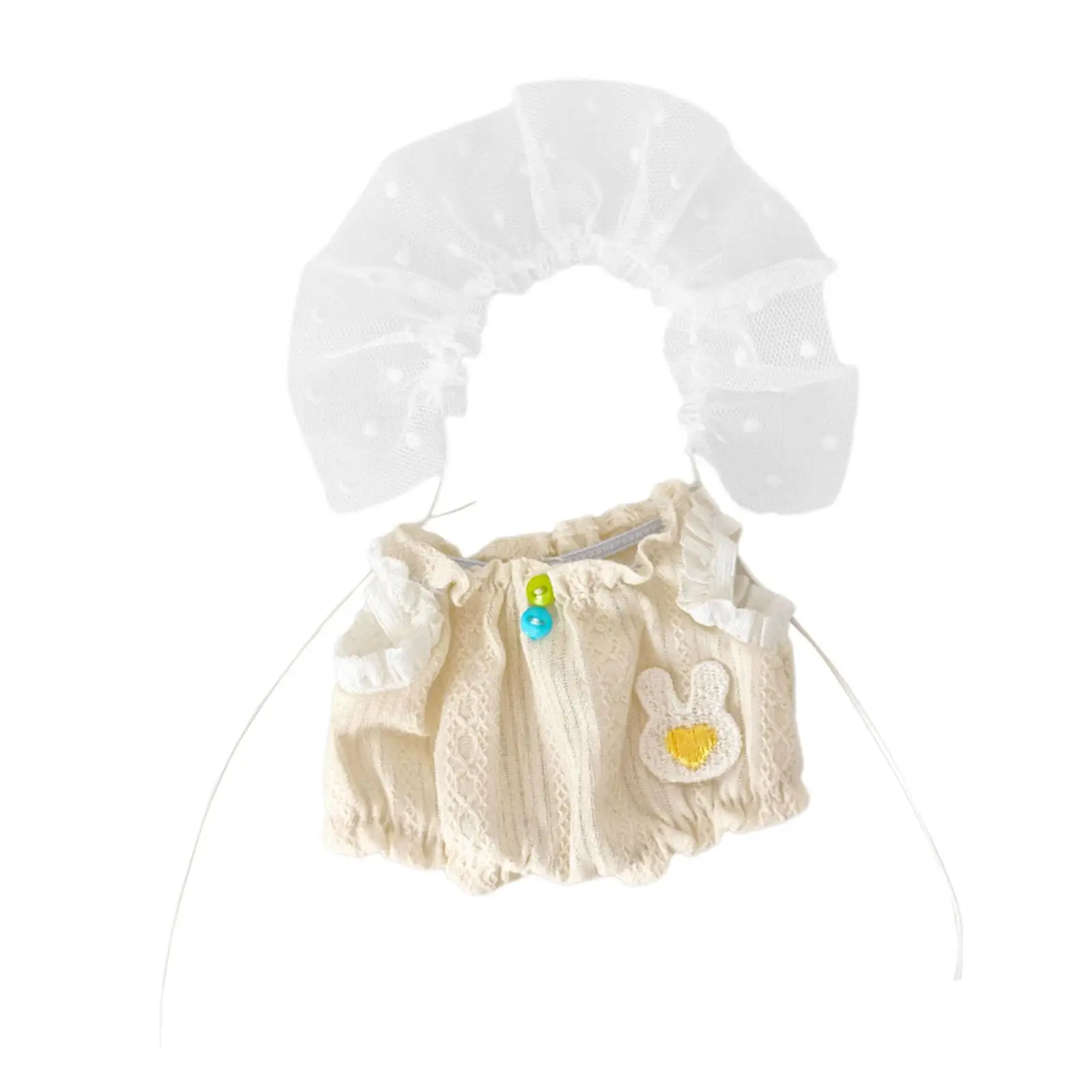 Doll Costume Playsuit for Kids Birthday Gift And Photo Props for 5.91inch Doll