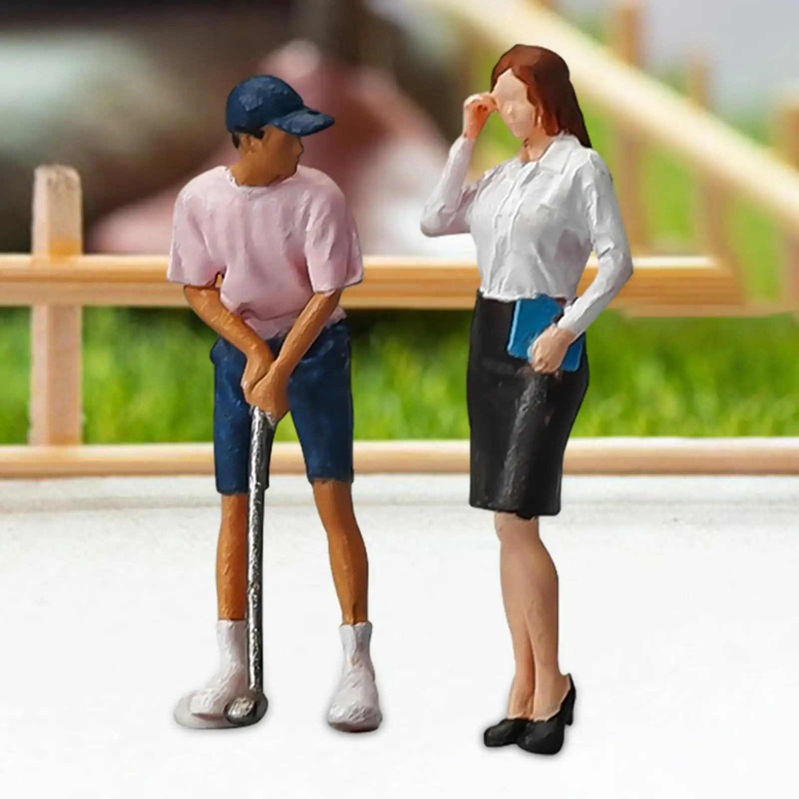 1/64 People Figures Train Park Street People Figures Collectibles Decor Accessories Scenery Landscape Miniature People Figurines