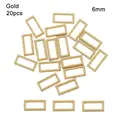 Gold-20pcs 6mm