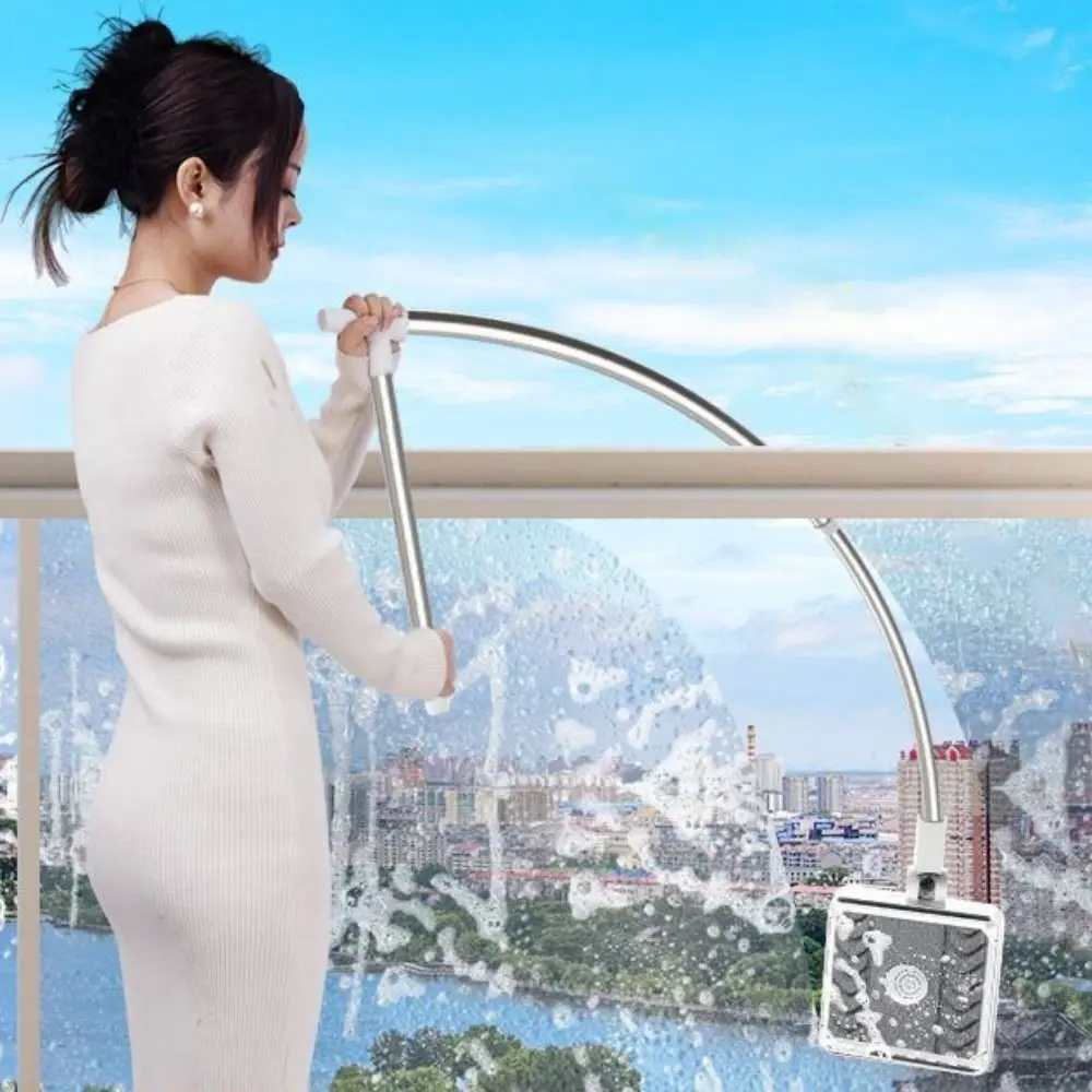 Herramientas de limpieza de vidrio de doble cara adecuadas para el hogar para ventanas de gran altura herramientas de limpieza de vidrio de gran altura