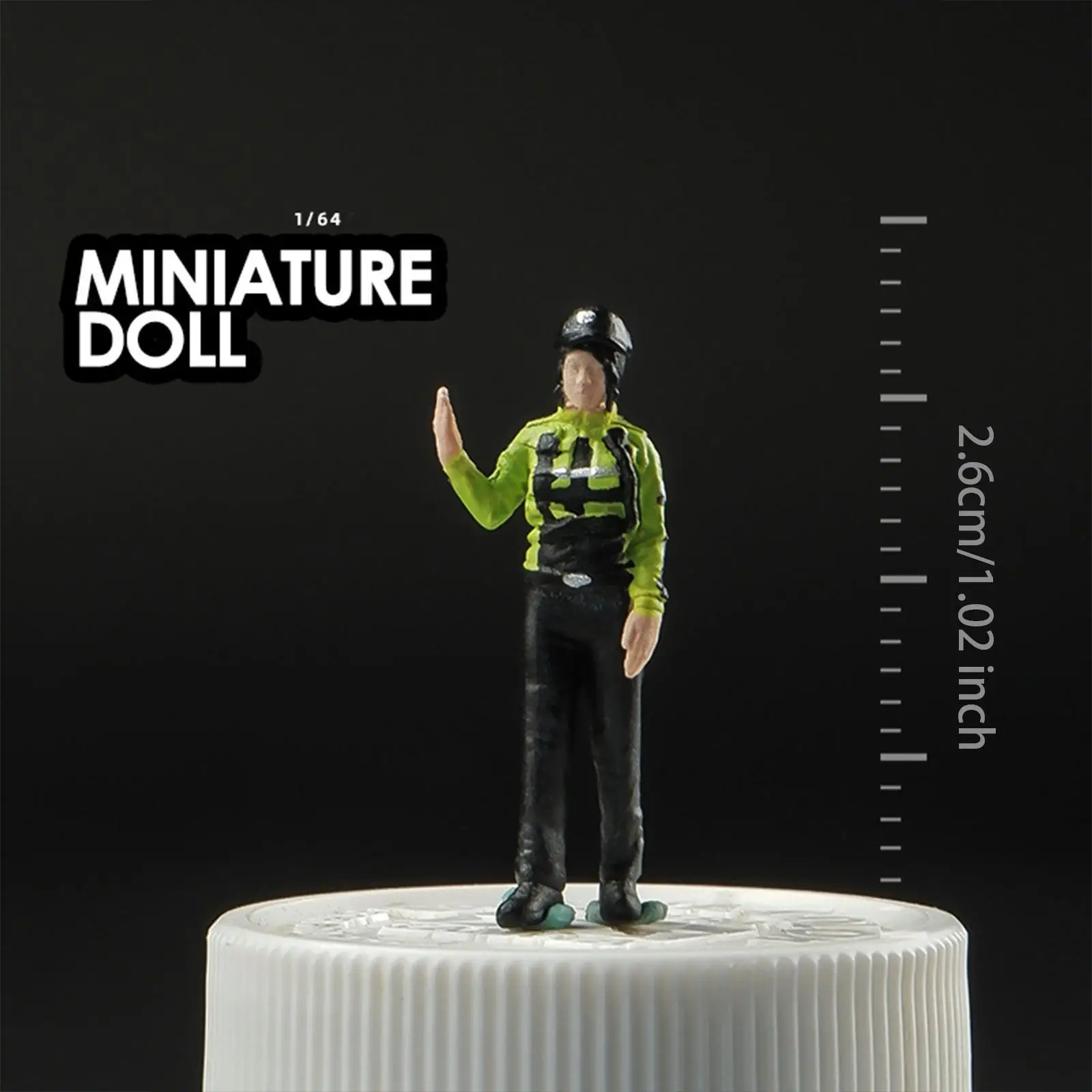 1/64 Scale Miniature Figure Pretend Play Toy Resin Hand Painted Figurines