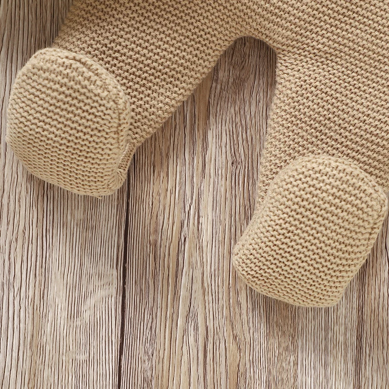 Conjuntos de ropa de invierno para bebé, suéteres informales de manga larga, chaquetas + peleles, trajes para niños y niñas, ropa tejida para niños pequeños de 2 uds. - imagen 5