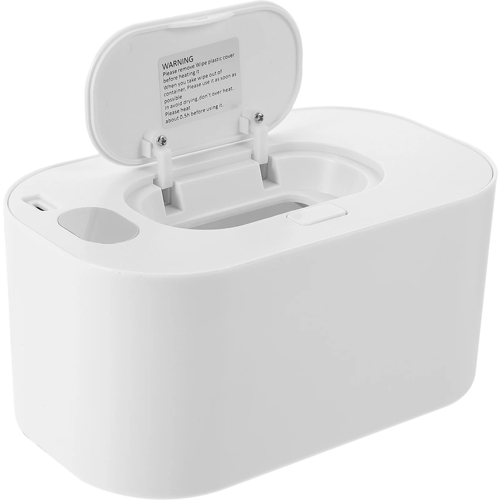 Calentador de toallitas para bebé, caja calefactora de pañuelos húmedos, calentador de toallitas para pañales ajustable con temperatura, Compatible con todas las marcas de toallitas de tejido - imagen 2