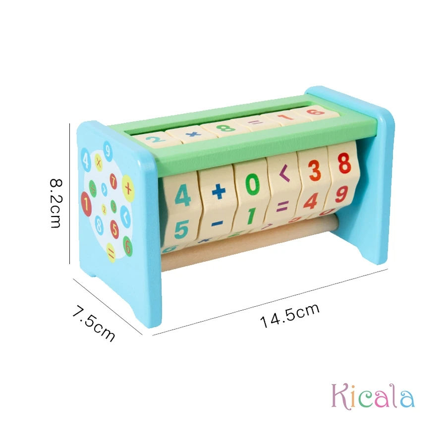 Juguete Montessori de madera para suma y resta preescolar - imagen 5