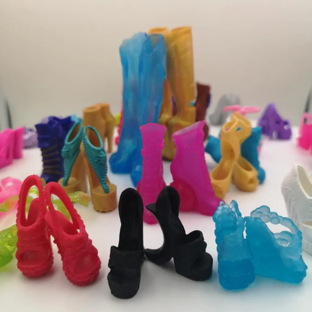 Zapatos de tacón alto, botas para muñeca Monster, zapatos altos para muñeca, botas para muñeca, accesorios, juguetes para niñas