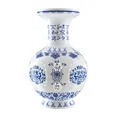 blue and white
