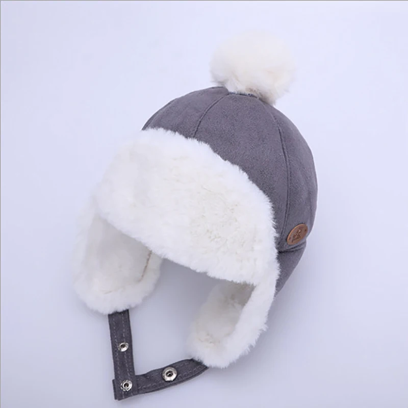 Gorro de invierno para bebé con protección de oídos - cálido - imagen 3