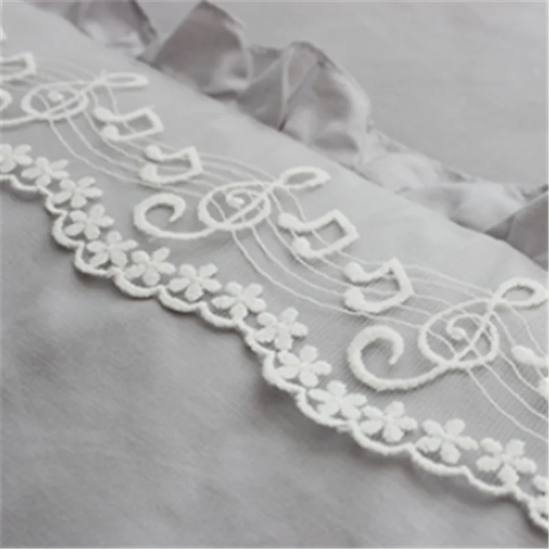 5 unids/set de cama para niños, Sábana de parachoques circundante para cama ovalada de encaje, cama de algodón para bebé, Kit de cama Simple para recién nacidos de moda circundante - imagen 5