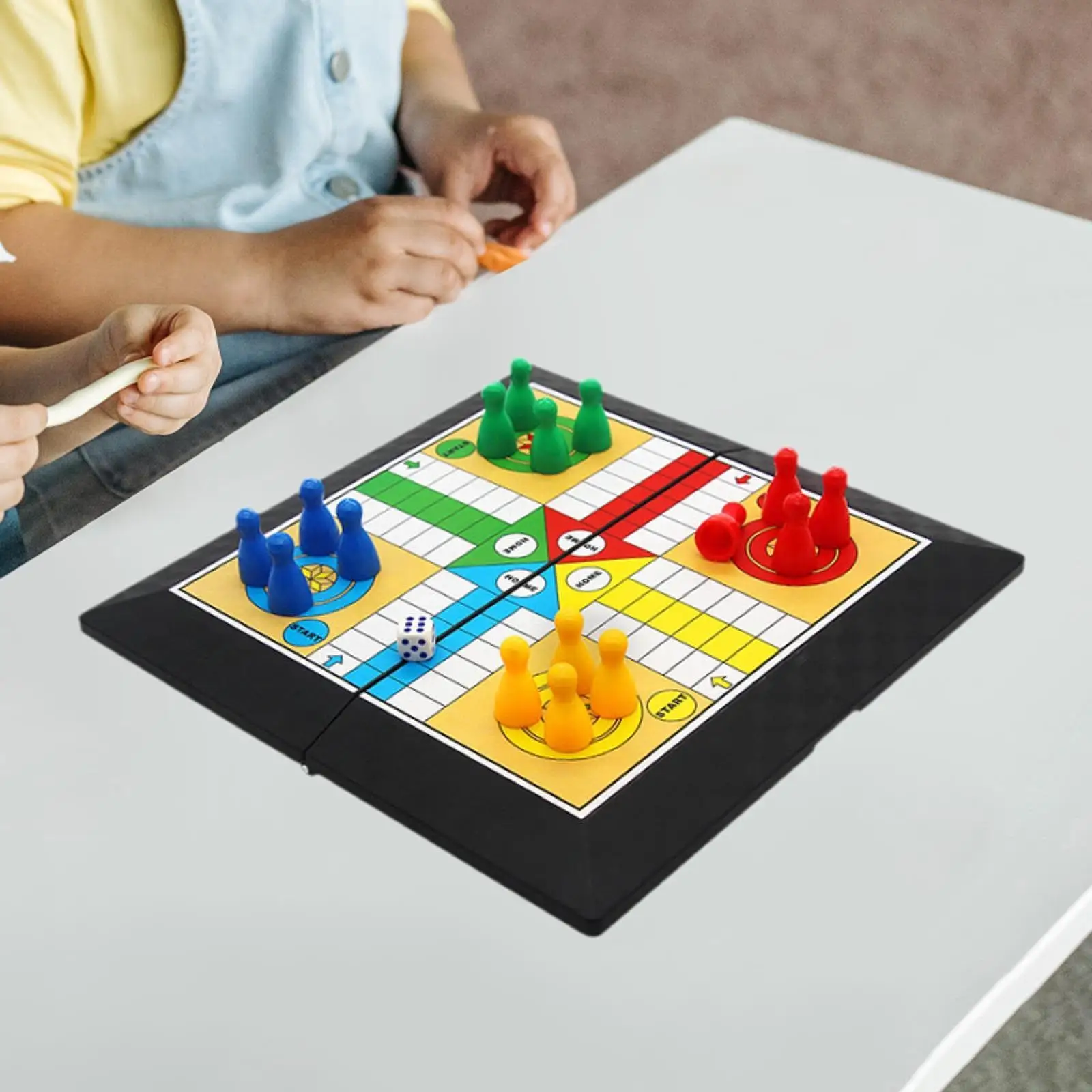 Ludo Classic Toy Board Game Strategy Game for Family Kids Entertainment Ludo Classic Toy Board Game Strategy Game for Family Kids Entertainment