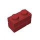 500pcs wine red